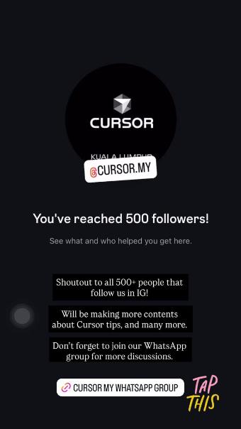 Cursor Malaysia Instagram post 2